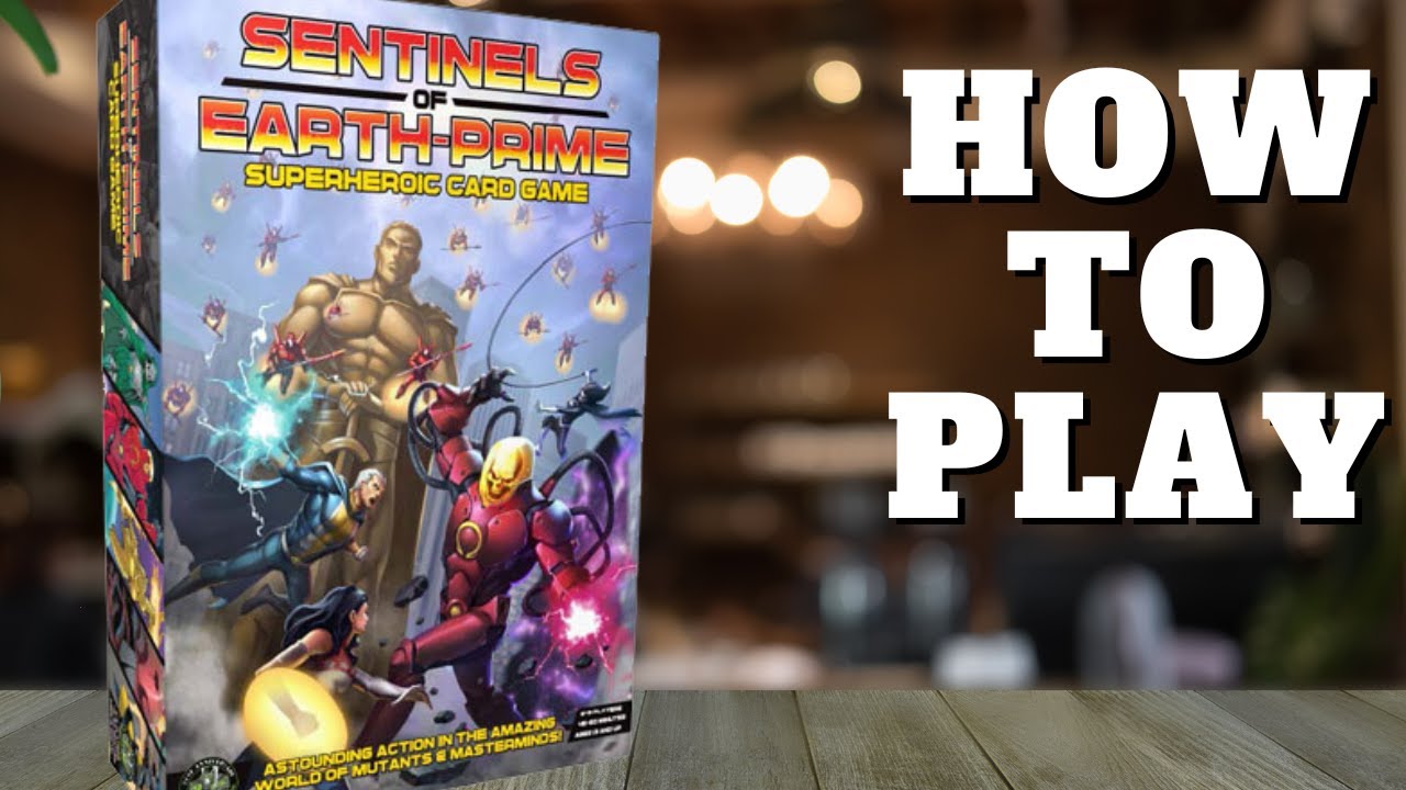 Sentinels of Earth-Prime Superheroic Card Game Setup and Playthrough   B's Game Corner