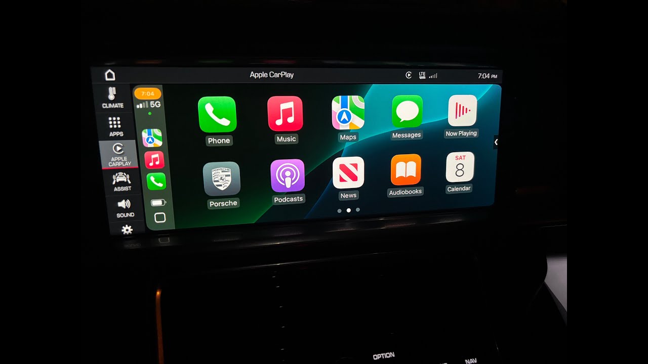 Porsche PCM 4.1 Full Screen Apple Car Play