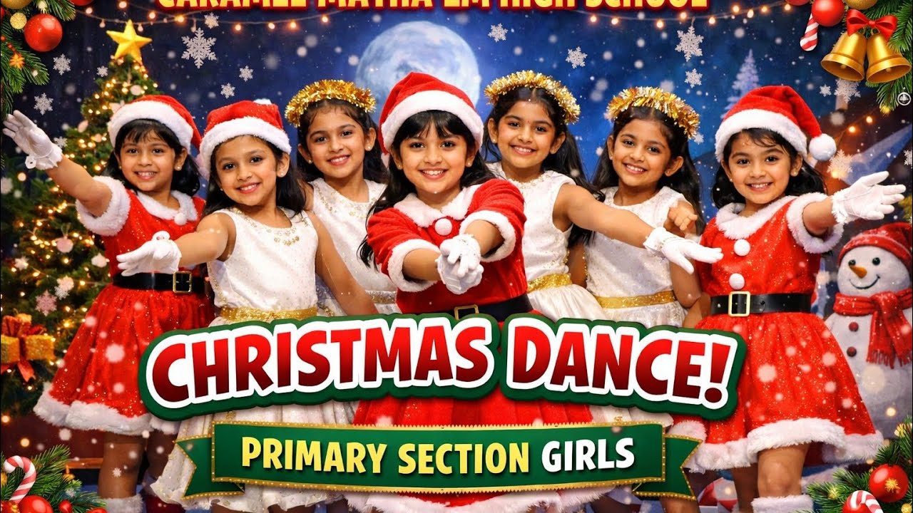 Dance performance by primary school girls | Christmas Song |
