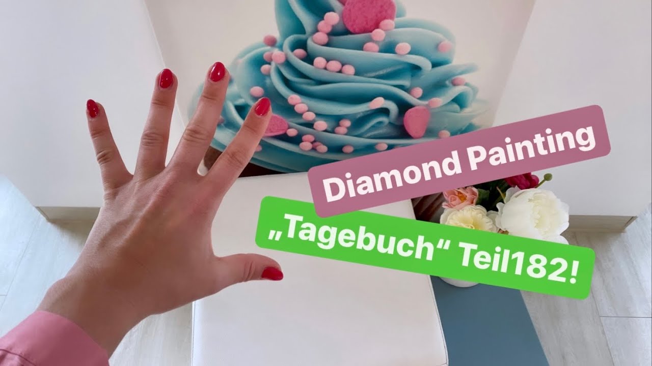 Diamond Painting „Tagebuch“ Teil182!🙃💚Update Fussel - schöne neue CoverMinder!