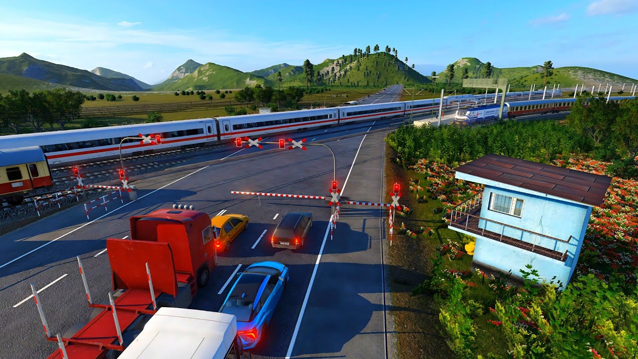 Transport Fever 2: Der Bahnübergang Teil 945