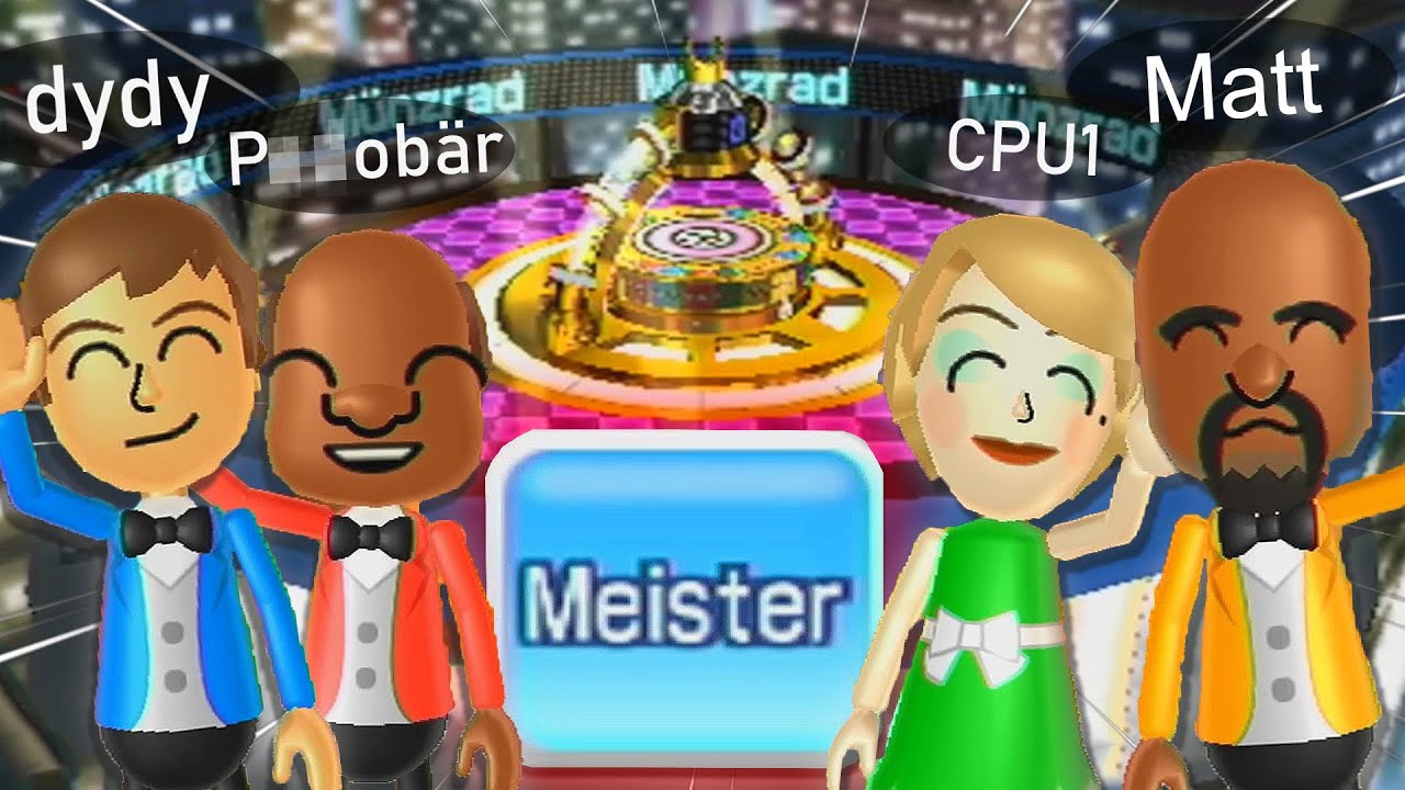 WII PARTY MÜNZRAD MEISTER FINALE (ich hasse Matt so sehr)