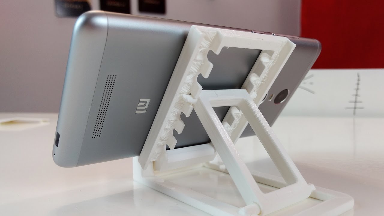 Soportes portátiles para smartphones impresos en 3D