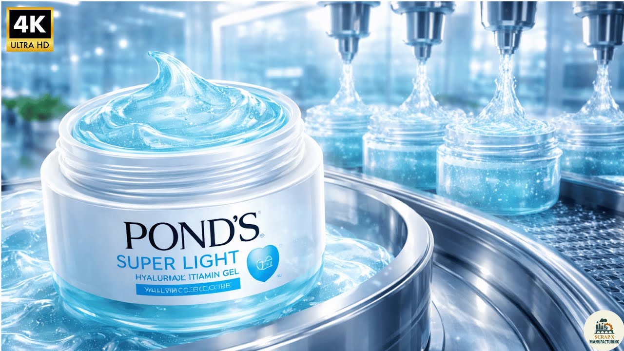 From Purified Water to Gel Jar | Pond’s Super Light Gel Factory Process