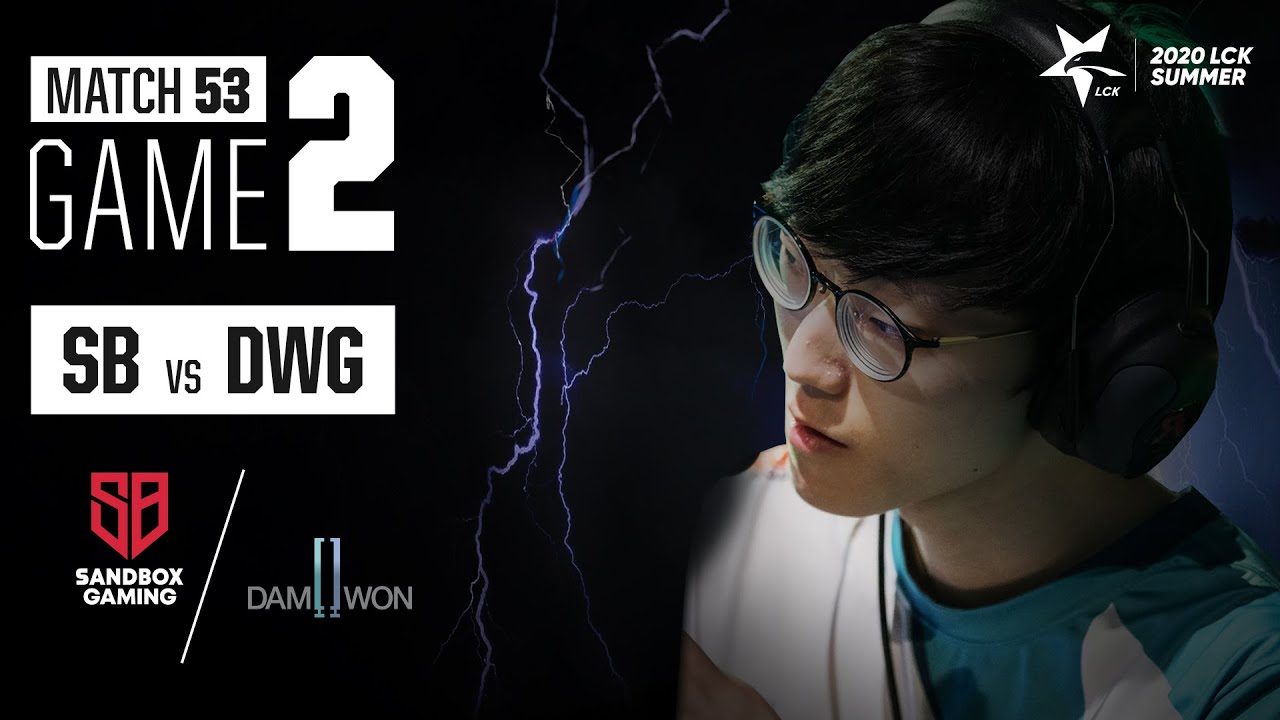 건부야 어디 번개소리 안들리냐 | 샌드박스 vs 담원 H/L 07.24 | 2020 우리은행 LCK 서머 스플릿