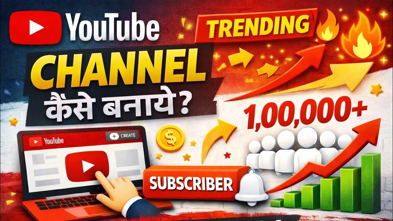 How To Create Youtube Channel. Youtube Channel Kaise Bnaye. Youtube Channel Bnane Ka Aasan Tarika.