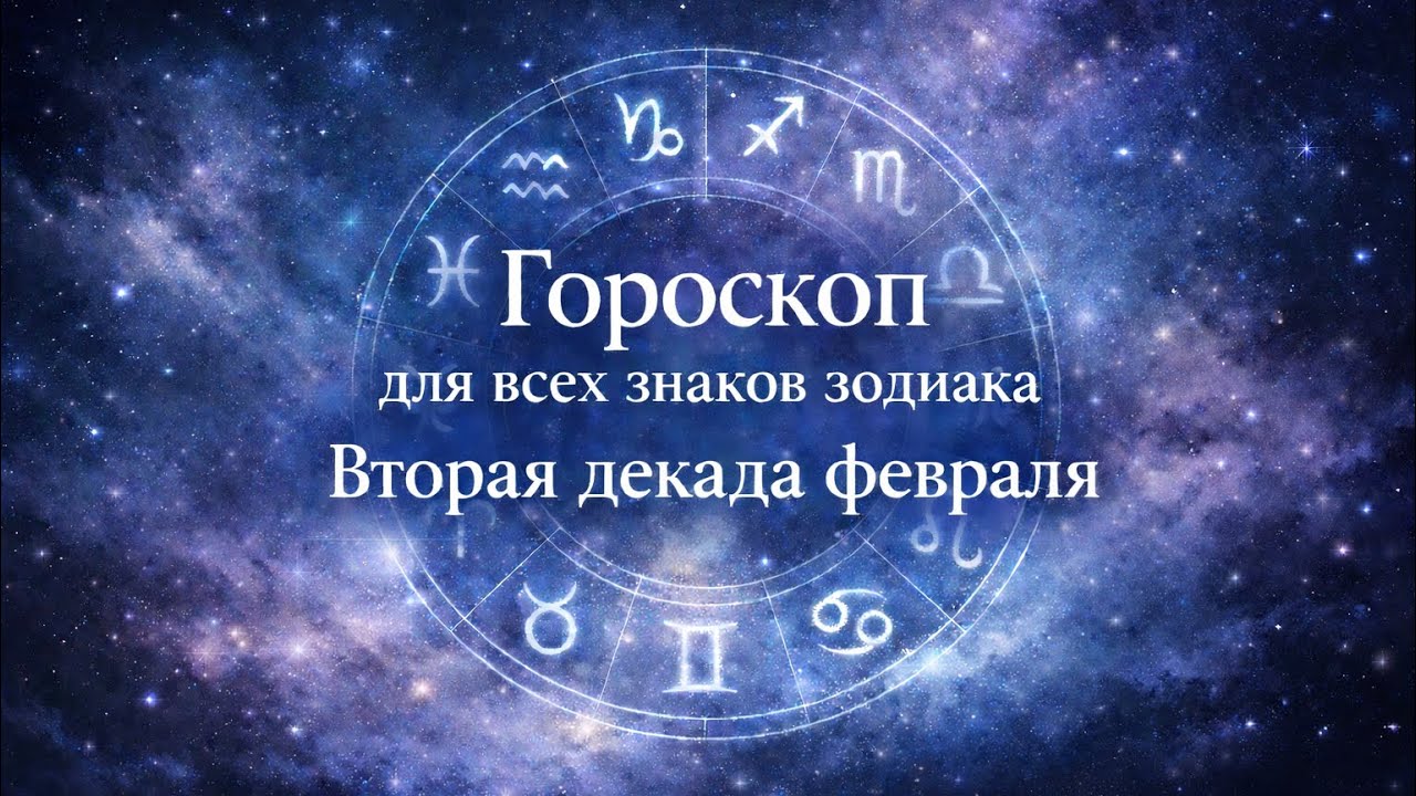 Гороскоп для всех знаков зодиака | Вторая декада февраля.
