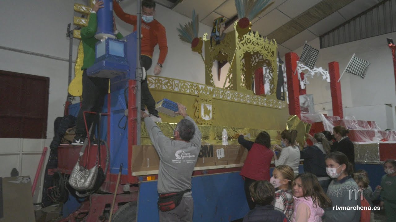 La Cabalgata de Reyes saldrá del recinto ferial a las 16;00h. Conocemos sus últimos preparativos