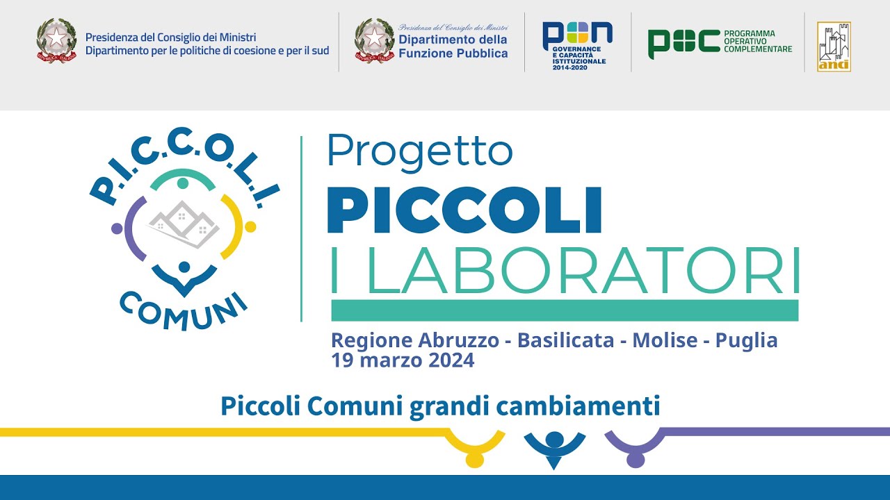 Progetto piccoli - i laboratori
