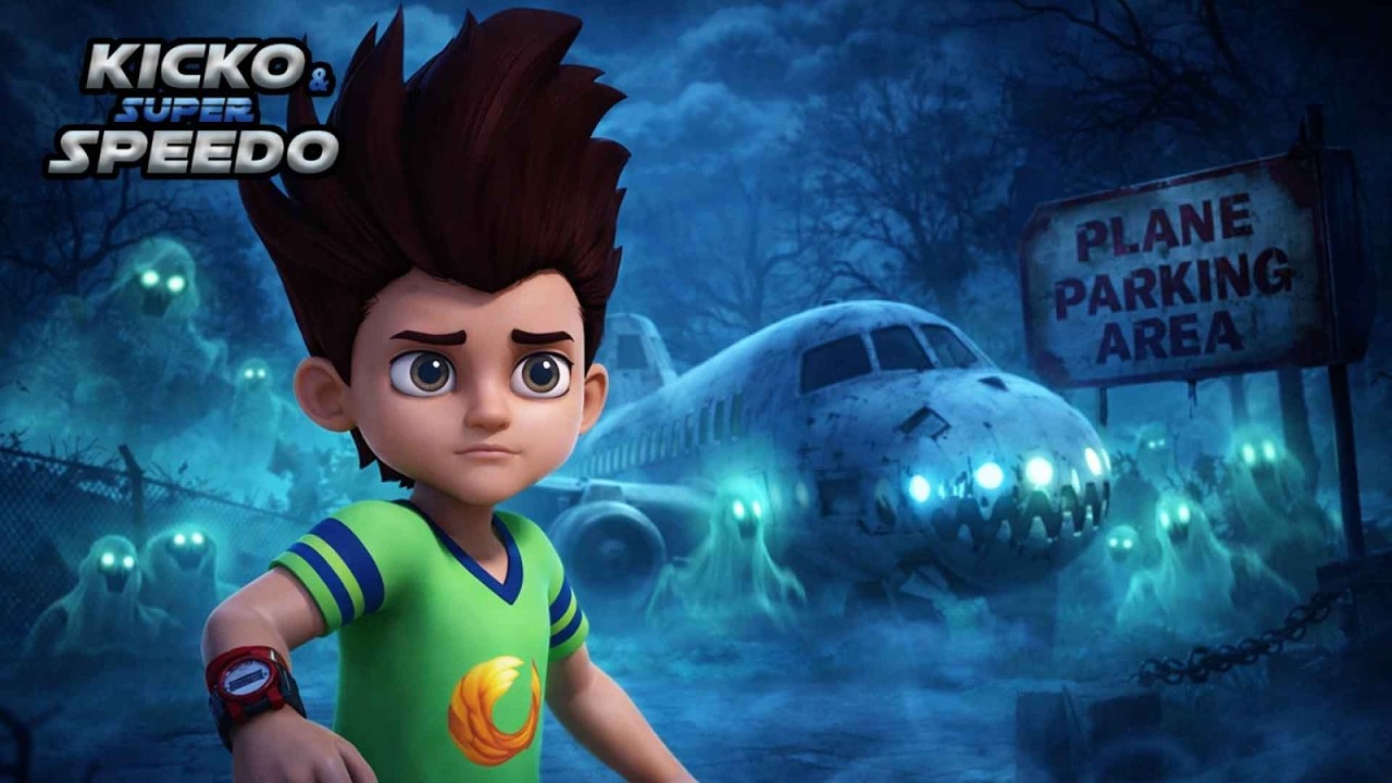 കിക്കോ ഹോണ്ടഡ് വിമാന പാർക്കിംഗ് ഏരിയയിൽ എത്തി | Kicko & Super Speedo | Funny Cartoon