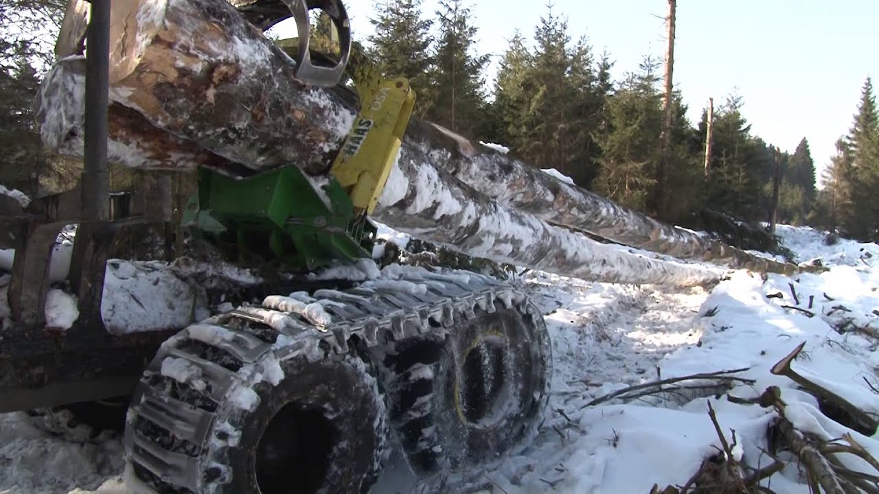Holzrücken extrem - débardage extrèm - harvester