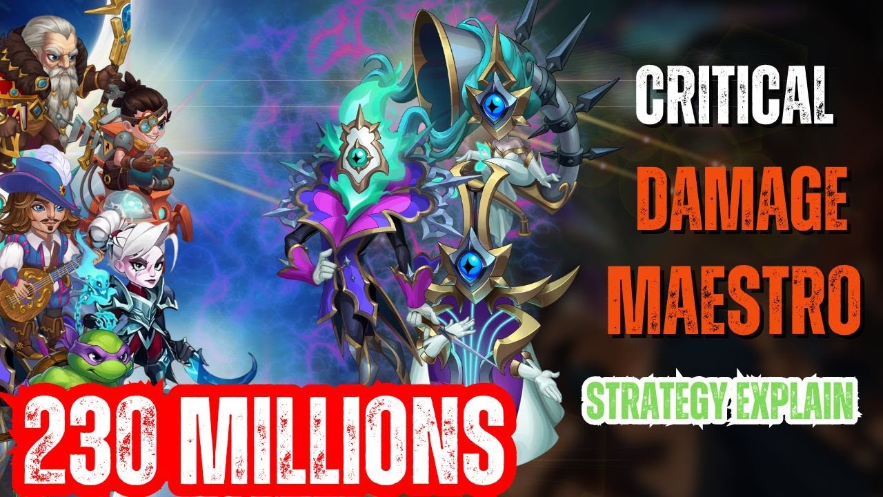 230 Million Damage to Maestro 😱 - Critical Hit Explain 💣 - Step-by-Step to Massive Damage 💥
