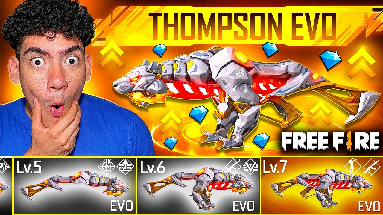 CONSEGUI LA NUEVA THOMSON EVO GASTANDO MUCHOS DIAMANTES en FREE FIRE - TheDonato