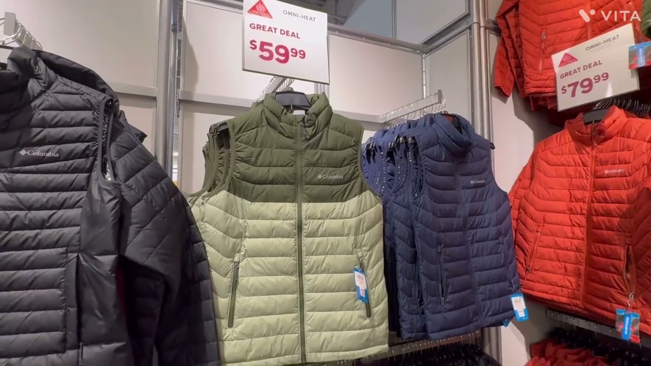 Columbia store winter collection // President’s Day sale at Columbia outlet store