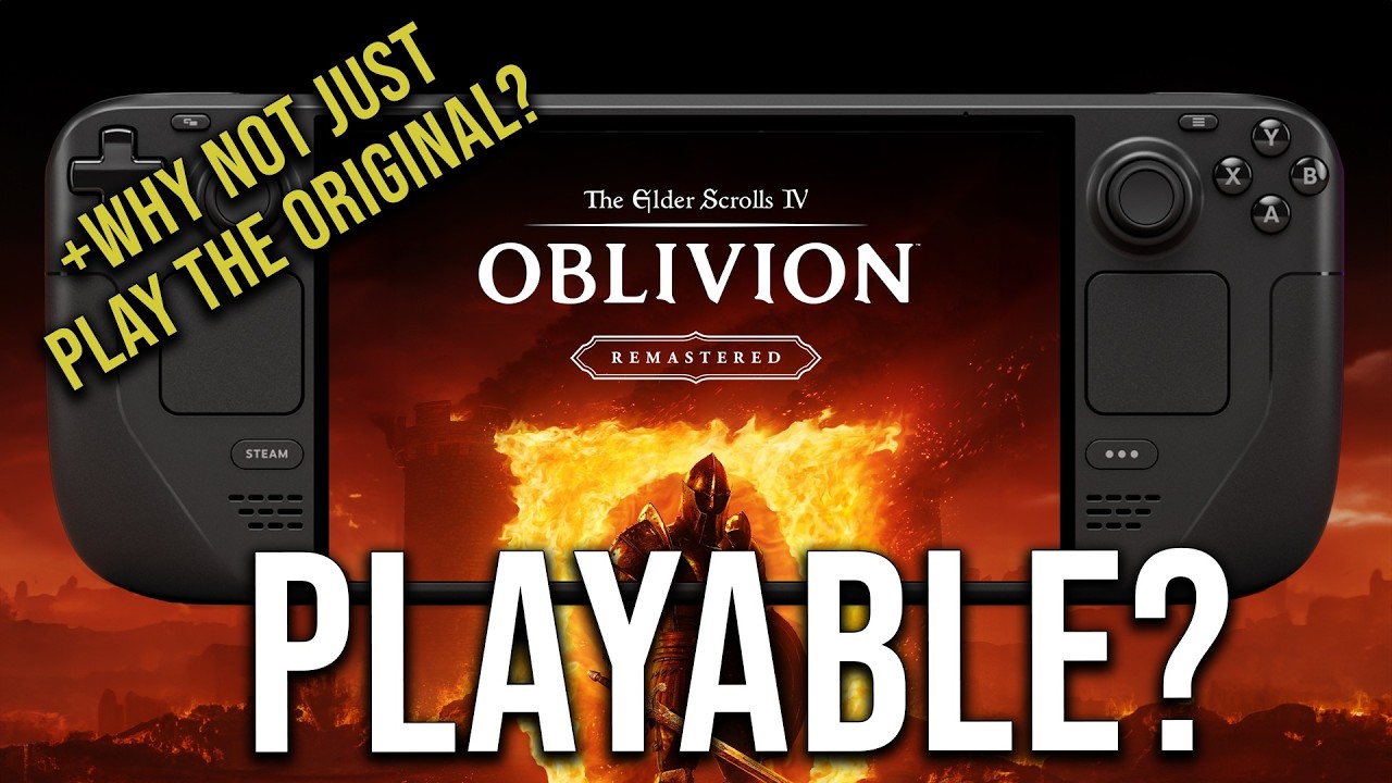 The Elder Scrolls IV Oblivion Remastered | Steam Deck (OLED) | Тест производительности
