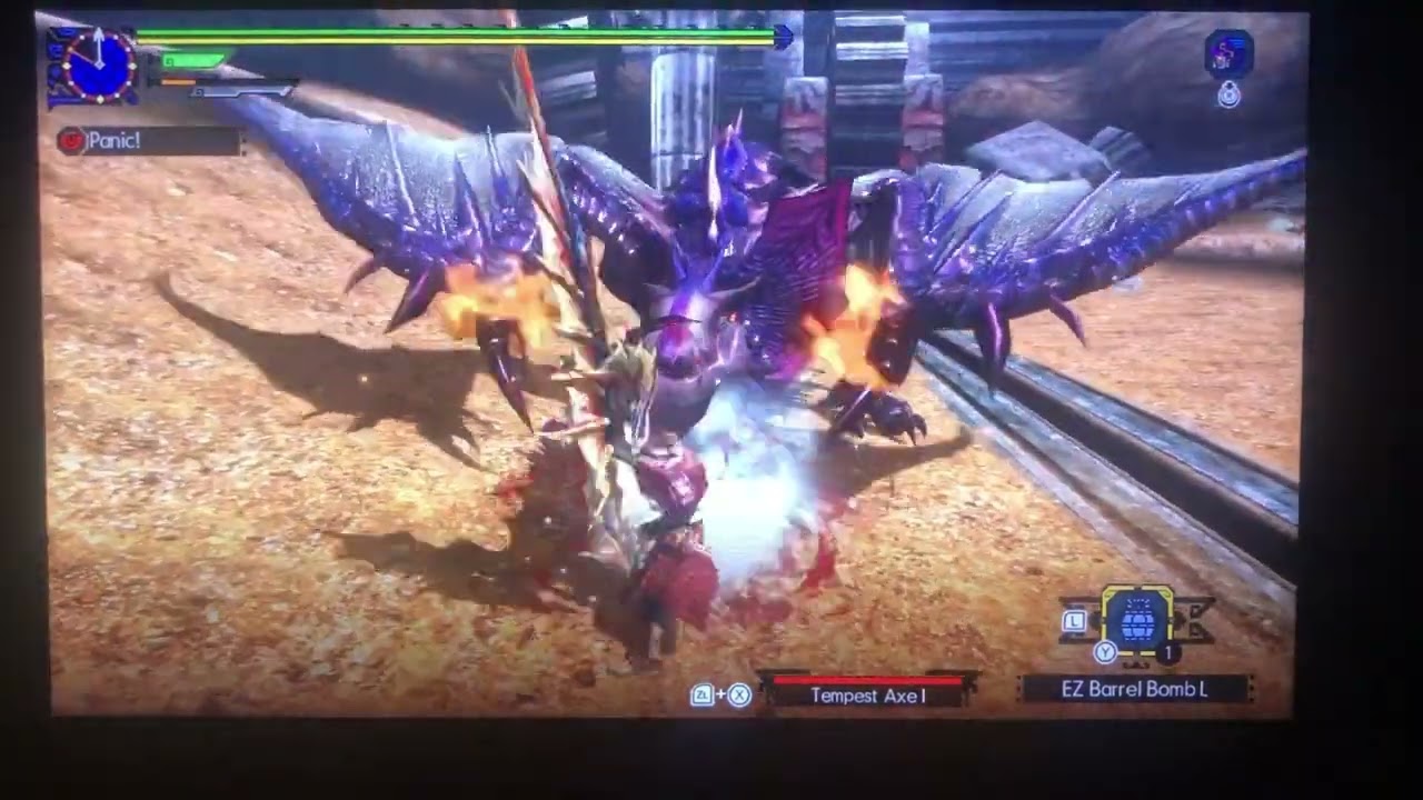 [MHGU] Arena: Yian Garuga Vs Adept Switch Axe 03'15''30