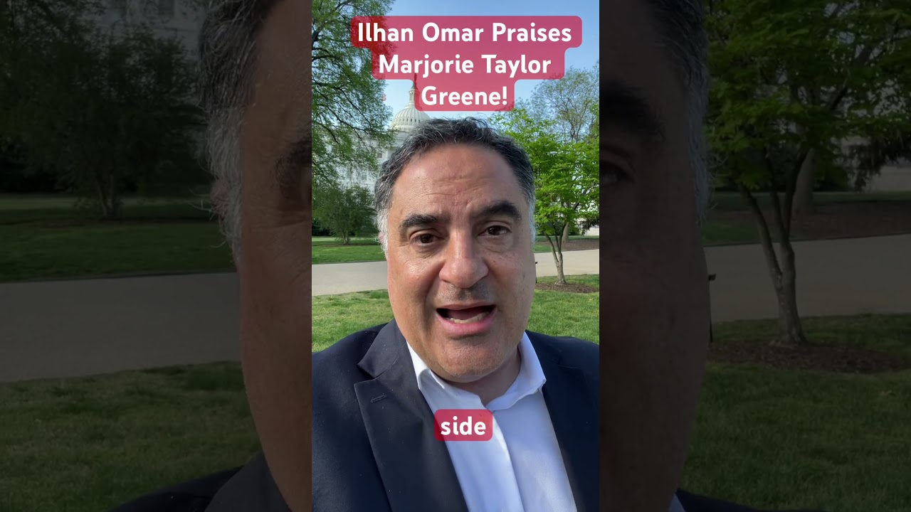 Ilhan Omar Embraces Marjorie Taylor Greene!