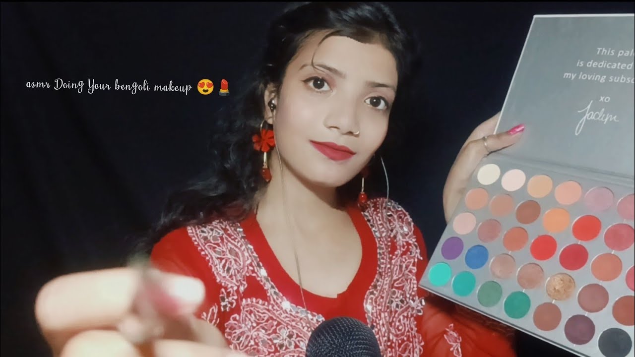 asmr Doing Your bengoli Makeup 💄😍
