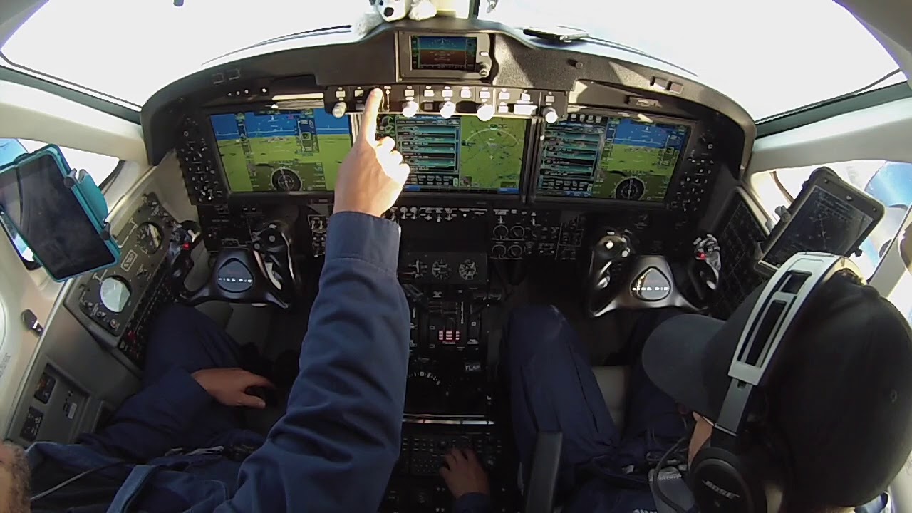 Flying A King Air 250 With Proline Fusion