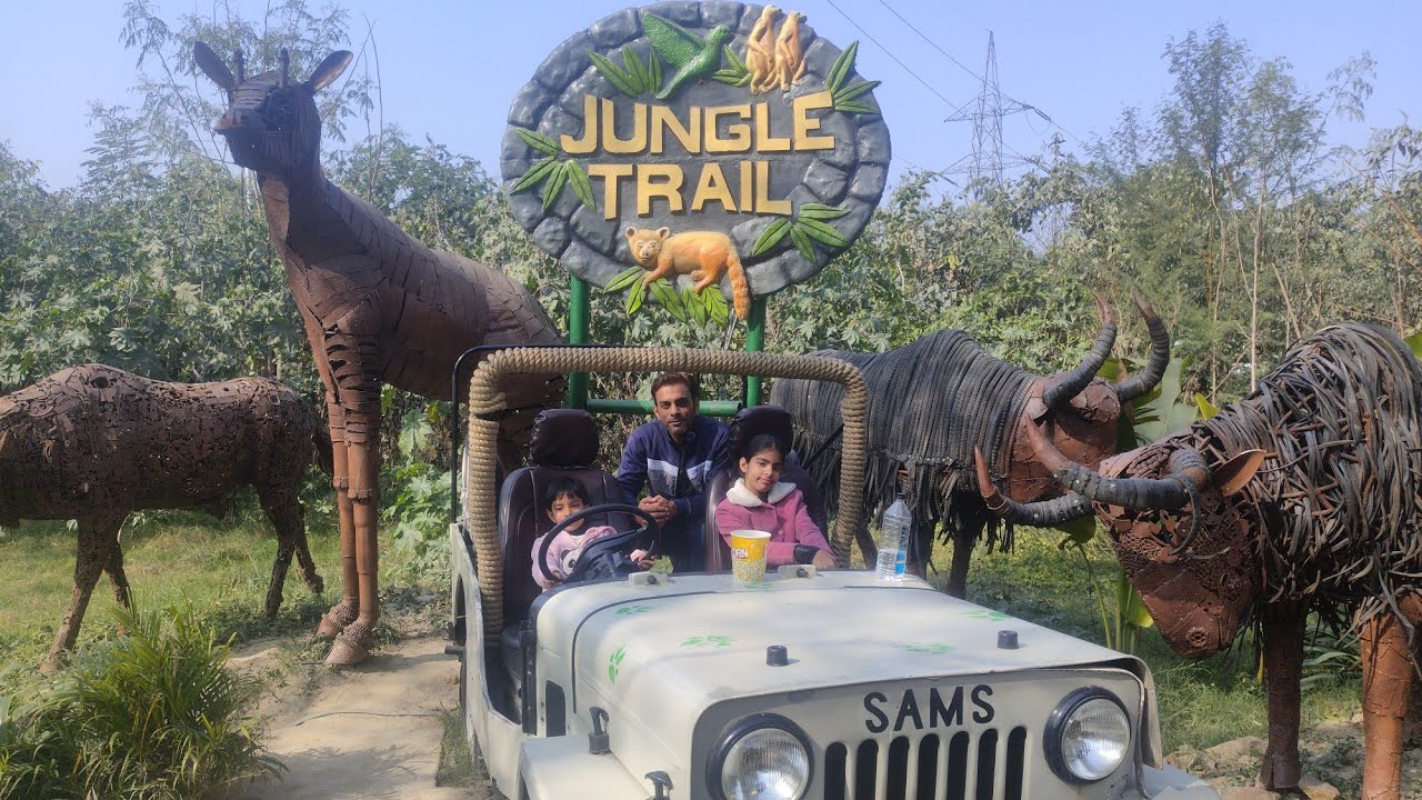 Hidden Jungle Adventure in Noida | Exploring the Jungle Trail Price, timing | waste to wildlife park