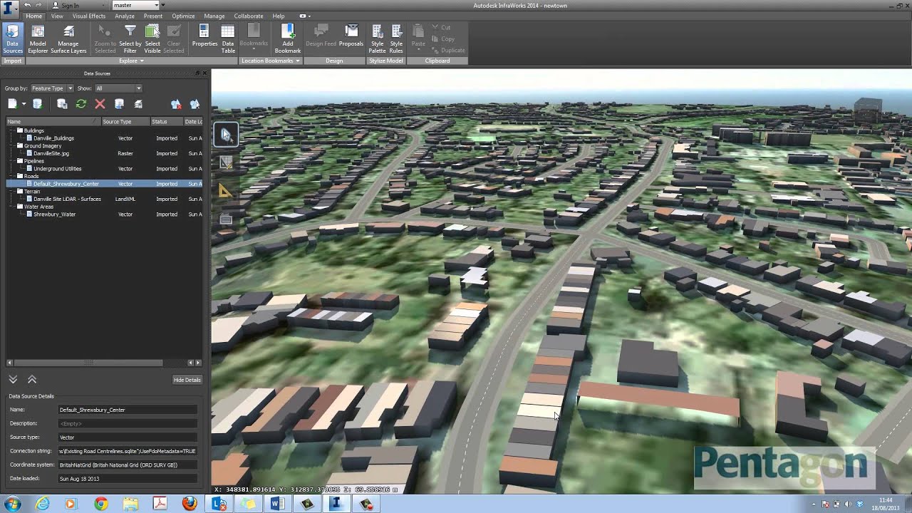 Infraworks 2014 Stage 1 Setting up the Model