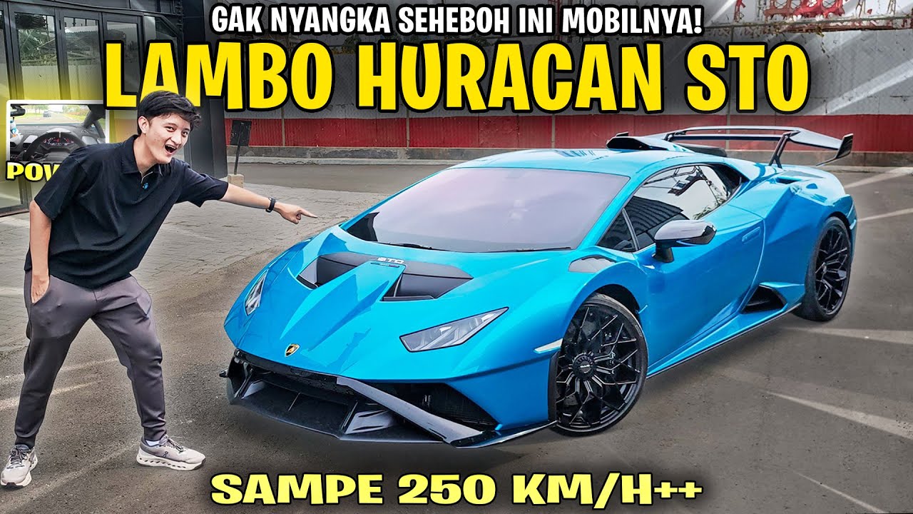 NGEBUT SAMPAI 250KMH PAKAI SUPERCAR !! Review Lamborghini Huracan STO