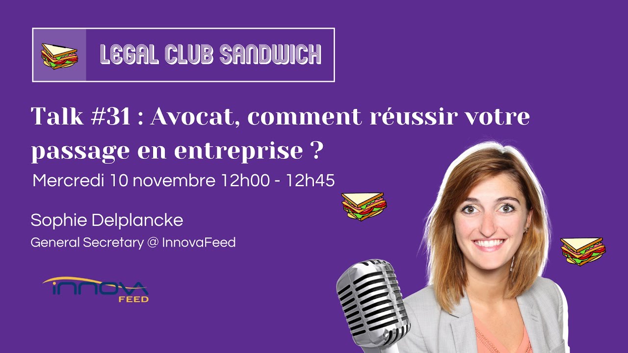 LCS #31 : Avocat, comment réussir votre passage en entreprise ? Sophie Delplancke