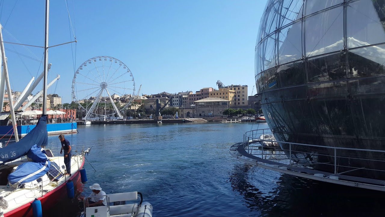 جولة معي في مدينة جينوڤا الايطالية  #genova