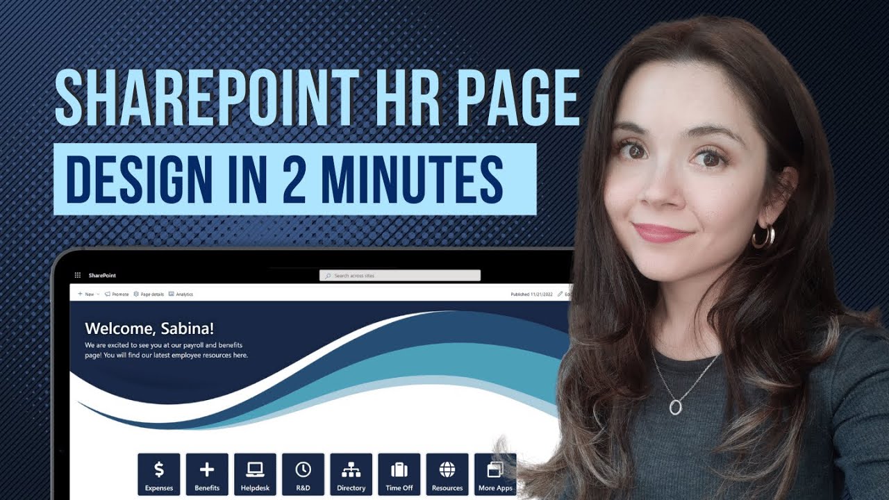 Create a SharePoint Intranet HR Page in 2 Minutes