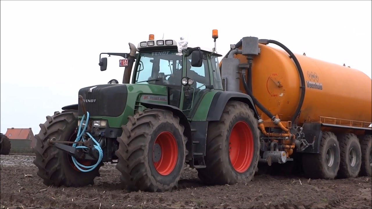 Drijfmest uitrijden en onderwerken