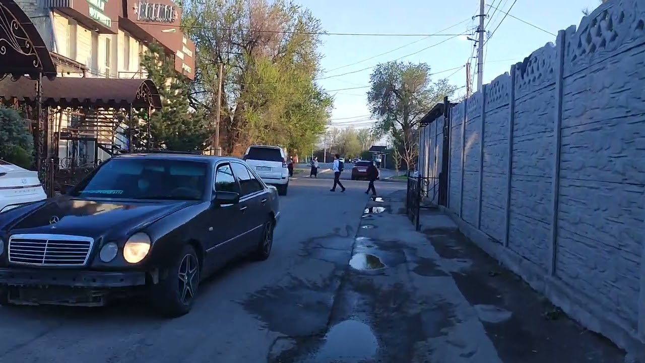 Тараз(Джамбул)Обзор 1переулка Ворошилова( Быйзак Батыра)