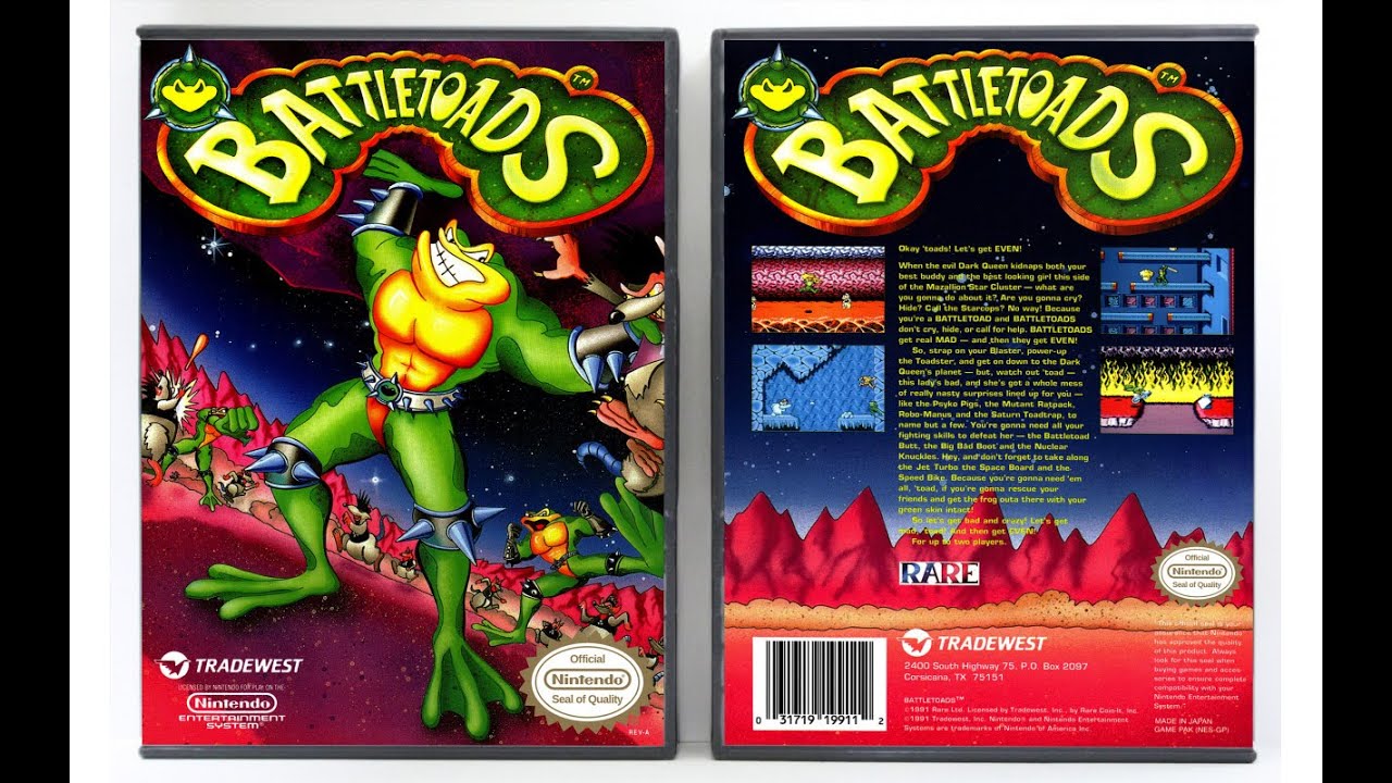 Battletoads NES Gioco completo 1991