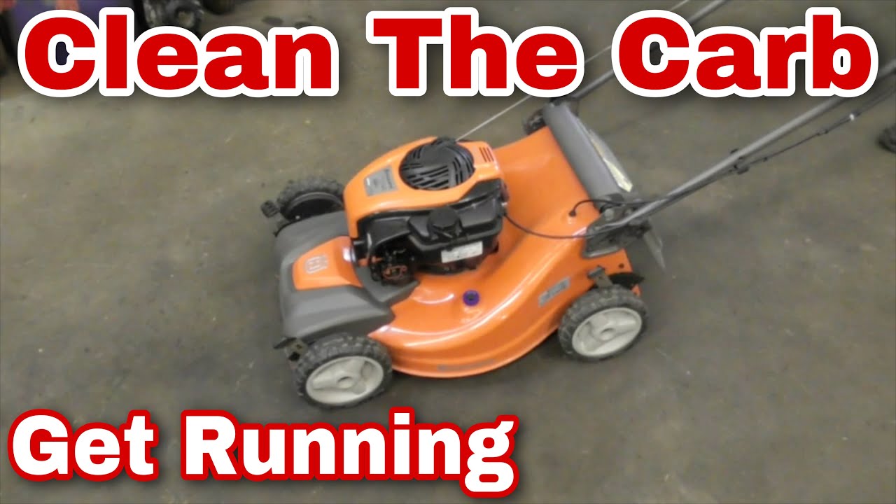 How To Clean The Carburetor On A Push Mower (New Plastic Style Briggs Carb)