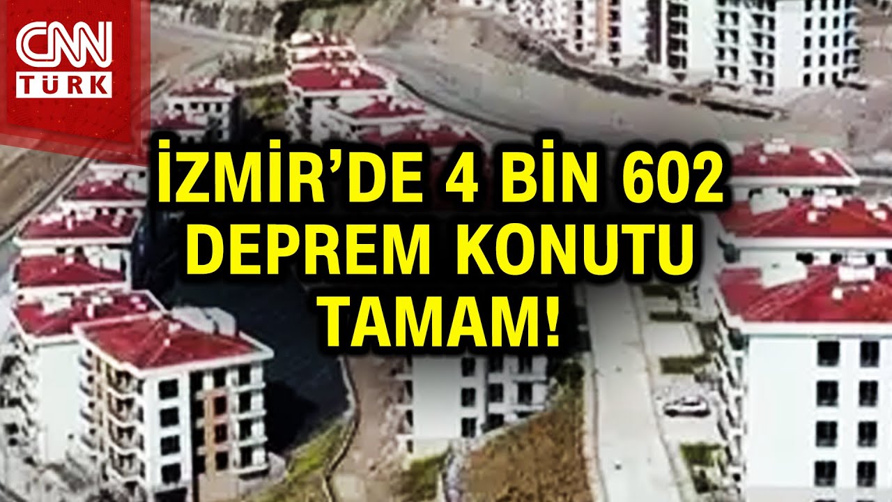 İzmir'de Deprem Konutlarında Sona Doğru! #Haber