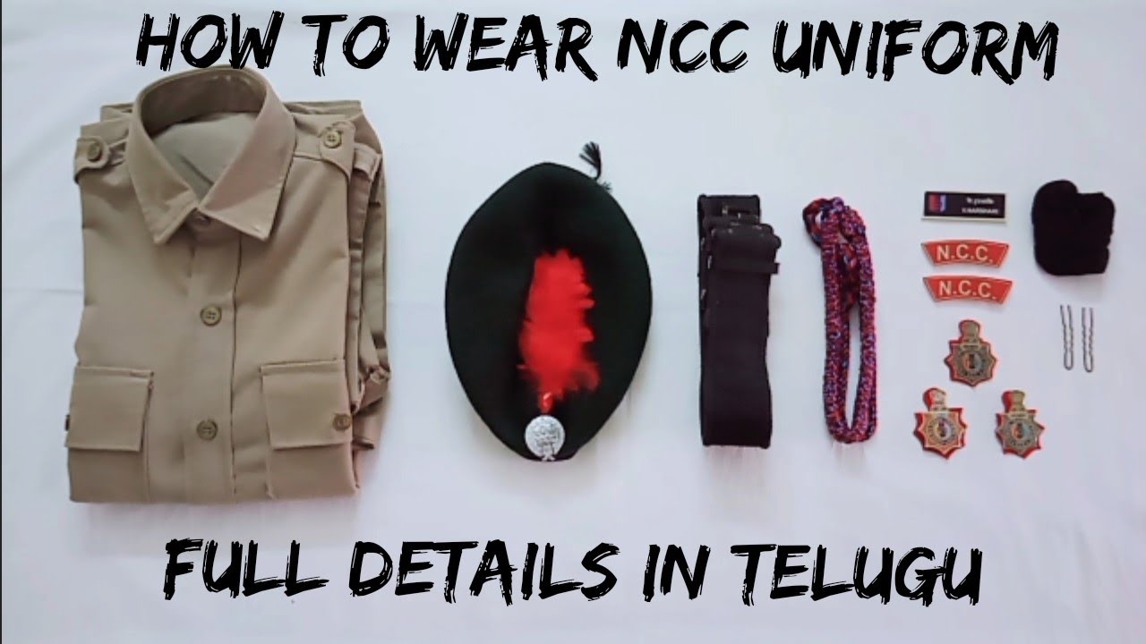 How to wear NCC uniform for NCC begginers #NCC #cadets #NCCbcertificate #hcop