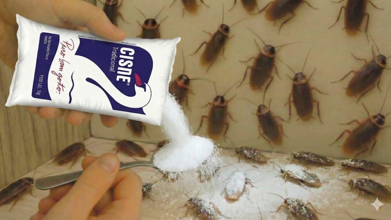 NÃO IMPORTA A INFESTAÇÃO DE BARATA/RATO que você tem - Sal faz sumir pra sempre