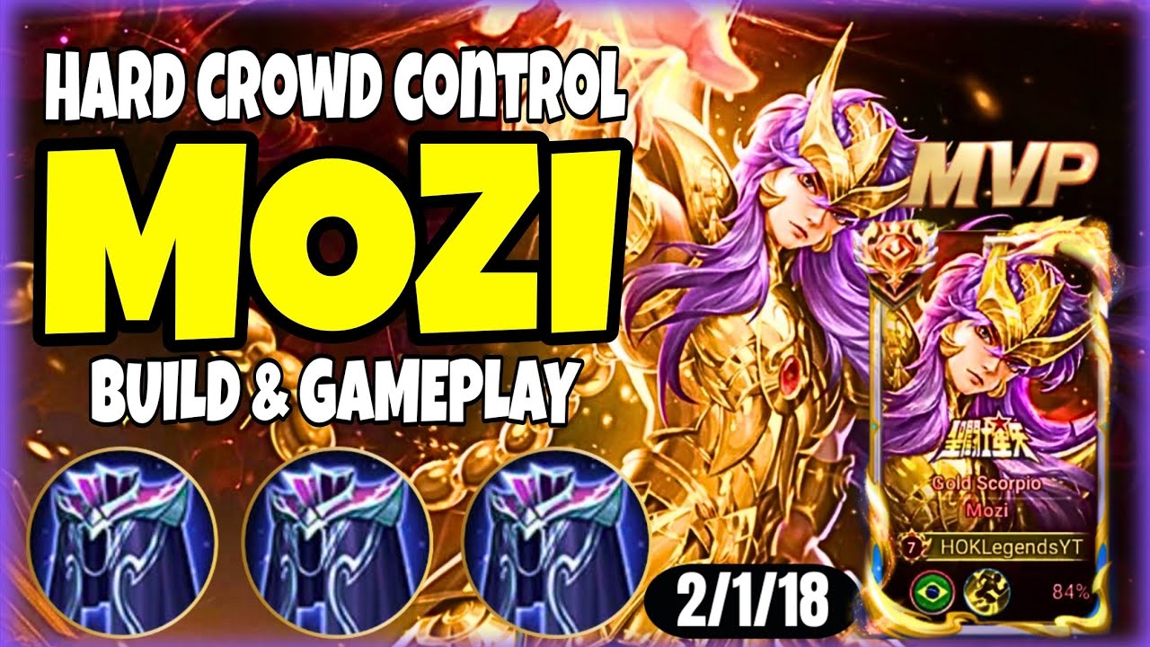 THE BEST BUILD TO ANNOY ENEMIES - RANK S11 MYTHIC | MOZI HONOR OF KINGS