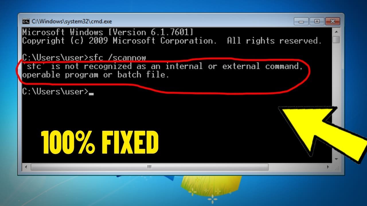 не является внутренней или внешней командой ... в Windows 11 / 10 /8/ 7 — Как устранить ошибку CMD ✅