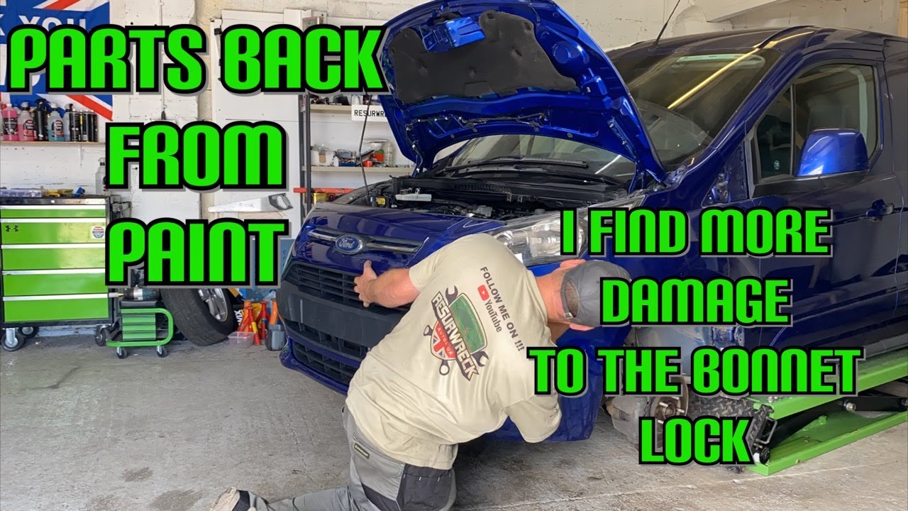 Ford Transit Connect Parts back From Paint But Does The Colour Match ????
