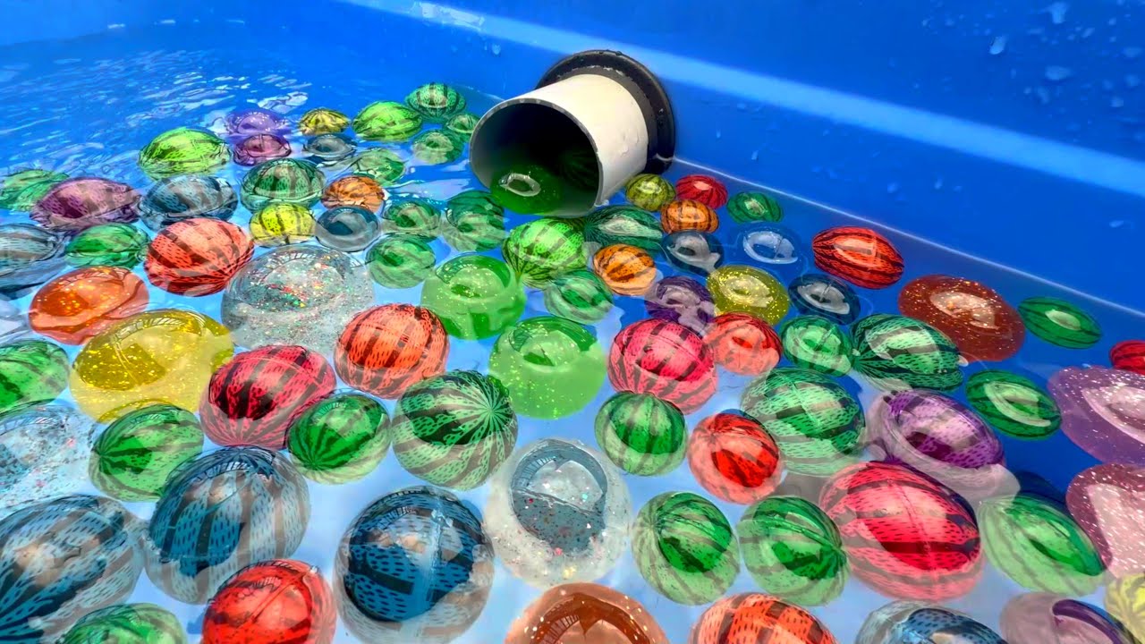 ウォーターマーブルラン⭐水のASMRと玉の美しさが最高 