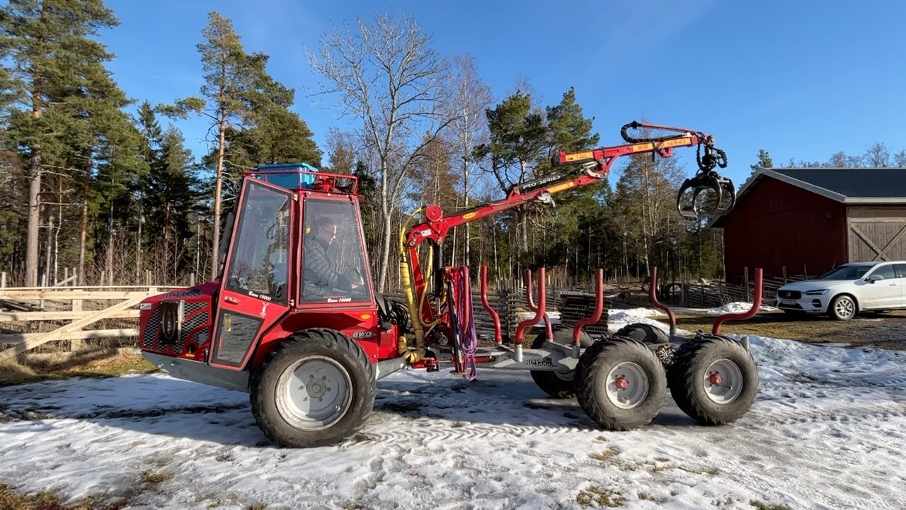 Köp Miniskotare Kranman Bison 10000 med dolly & risflak på Klaravik