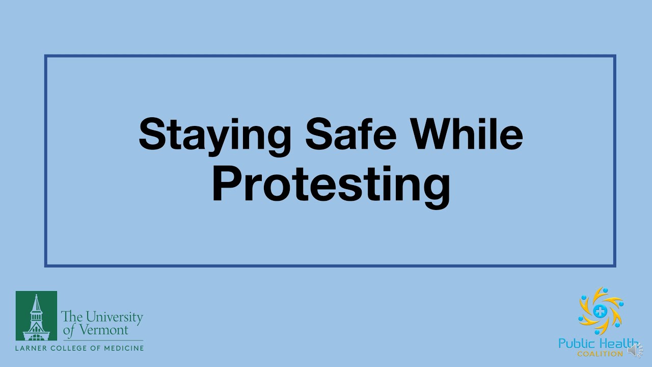 COVID-19 and Protest Safety