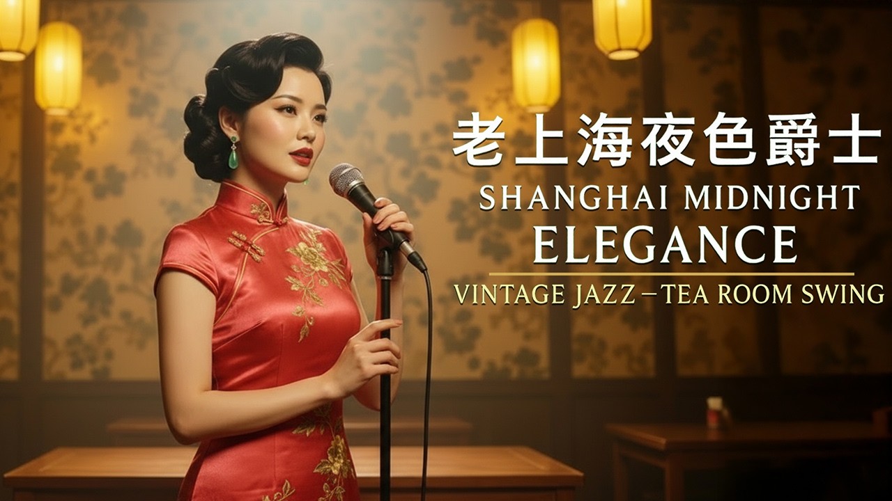 老上海茶館爵士的靜夜篇章（1940–1950）｜Warm Vintage Jazz for Late Listening