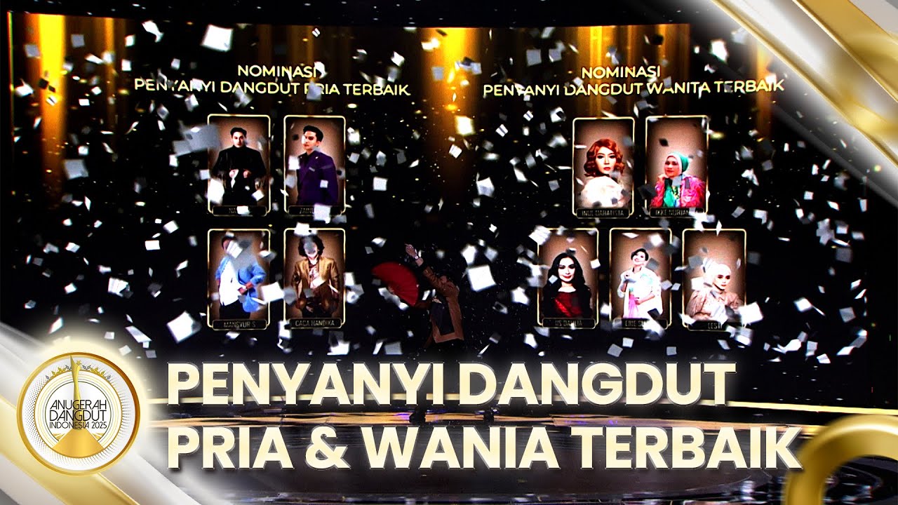 Inilah Pemenang "Penyanyi Dangdut Pria & Wanita Terbaik" | ANUGERAH DANGDUT INDONESIA 2025