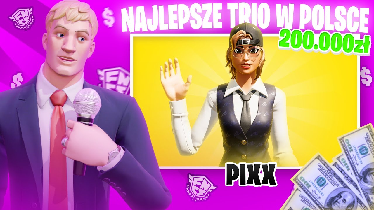 Członek Aktualnie NAJLEPSZEGO TRIO w POLSCE w Fortnite - Wywiad z PIXX