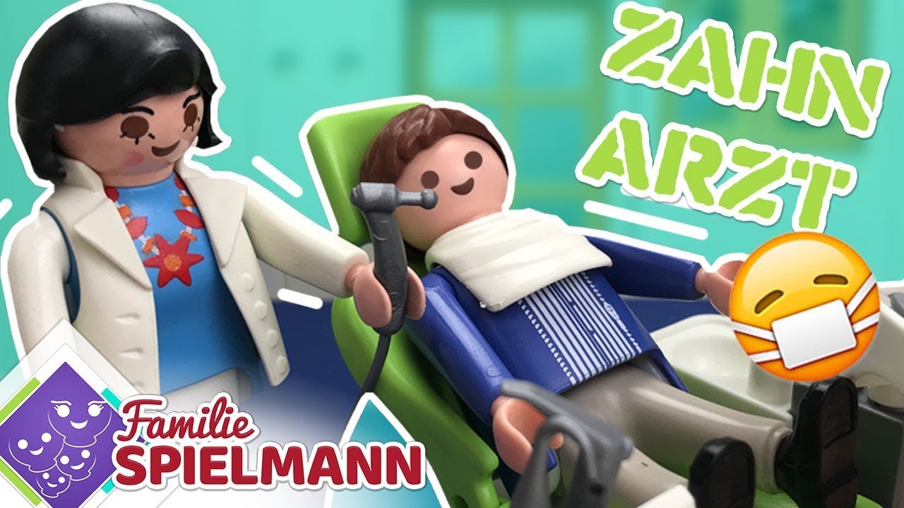 Familie Spielmann beim Zahnarzt - hat Papa Karies?