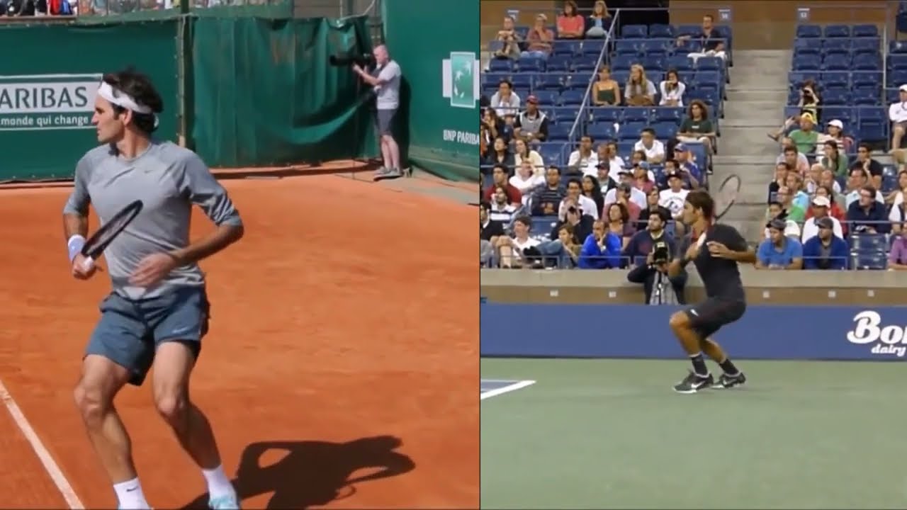 Ecco perché Roger Federer era velocissimo in campo!✅💯✅
