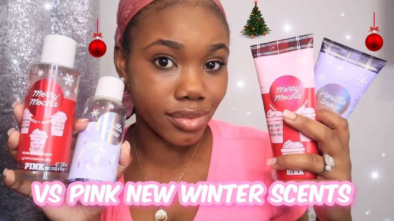 VS PINK VANILLA SNOW & MERRY MOCHA (COZY COMFORT) REVIEW | CHRISTMAS SCENTS 2021 | SMELL DELICIOUS🍭