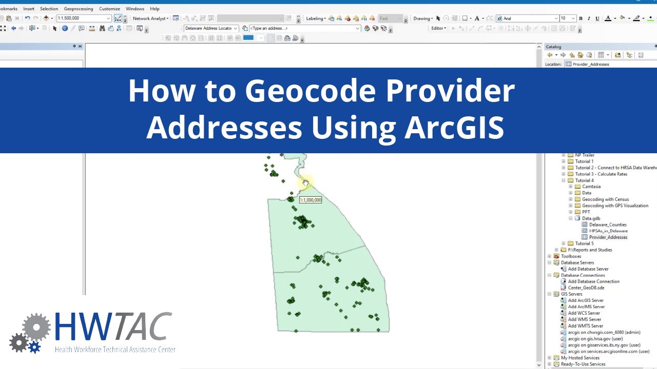 How to Geocode Provider Addresses Using ArcGIS
