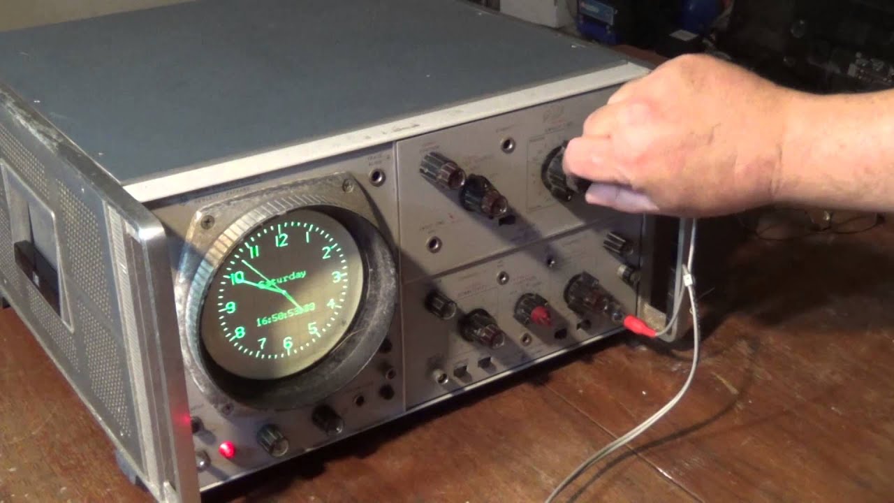 Oscilloscope Clock